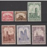 1928 - COB 267/72** - SCOTT B78/83 - MNH